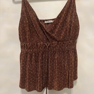 Abercrombie Brown Sleeveless Top
